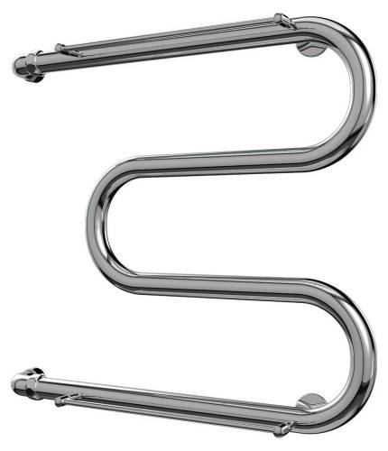 TERMINUS Полотенцесушитель M-образный с полочкой 500 х 700мм d32 (1")