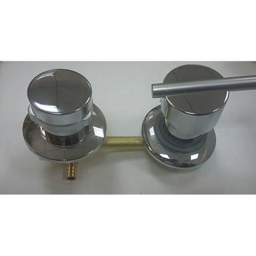 Смеситель на 4 режима, 120 мм, под хомут для душевой кабины