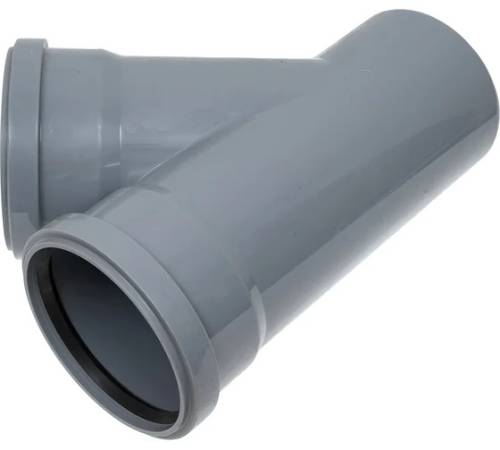 ТРОЙНИК    110 - 110 мм - 45 град., ПВХ VALFEX