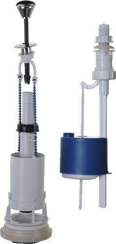 Арматура д/унит. 110.57.14.3 (67.57.14.3) Псков, 1/2", нижн..подв.,тяга вверх хром.