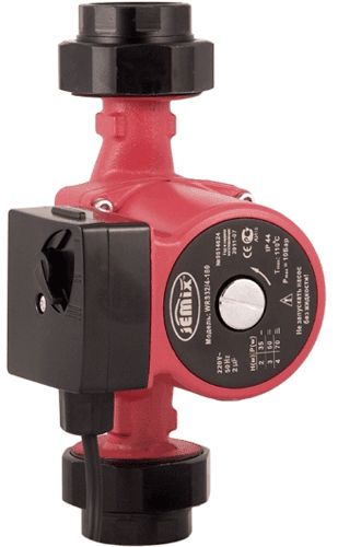 Насос циркуляционный WRS-25/6-180 (3-х скоростной, 100/70/55 Вт., 55/48/36 л/мин)