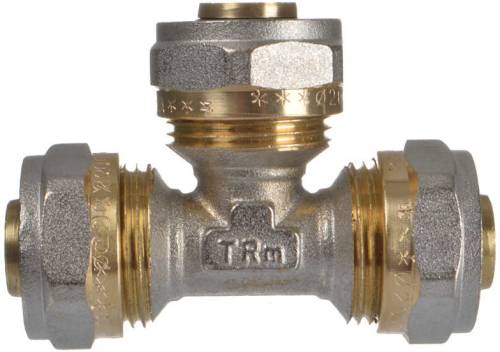 Тройник цанговый 20 ц-ц-ц, МП