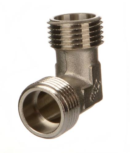 Уголок   1/2",  ш-ш.,  латунь никель TRm 06133