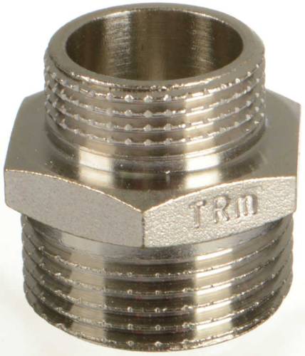 Бочонок перех. 3/4" x 1" никель латунь TRm 06013