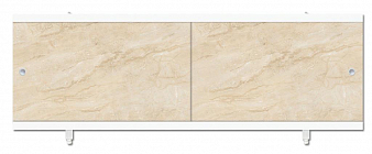 Экран под ванну "Ультра", МРАМОР бежевый, 1.68, пластик МЕТАКАМ 