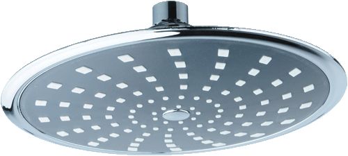 Верхний душ MELODIA хром/серый диам.200мм MKP20488_PVC