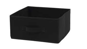 Короб Spaceo 15х31х31 см 14.4 л спанбонд цвет чёрный