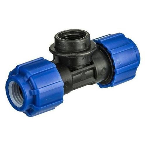 Тройник компресс.PN16 д/ПЭ-ВР   32-3/4" ПНД