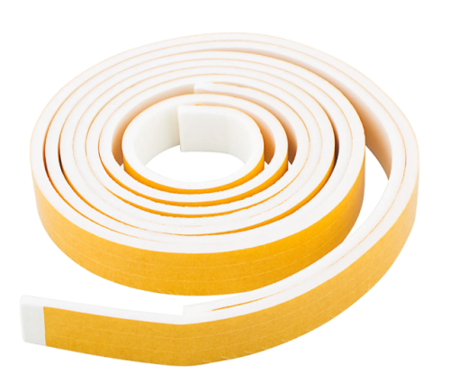 Уплотнитель изолоновый 9 м, цвет белый