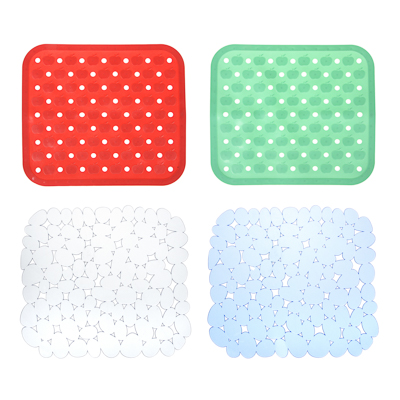 Коврик для раковины противоскользящий, 29x26см, Камни