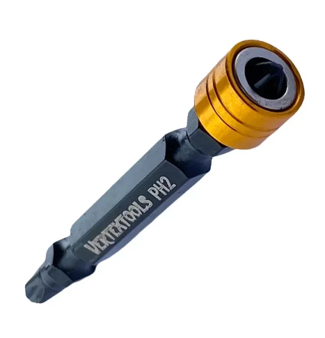 Бита двухсторонняя со стопором ph2x65 VertexTools БТ-PH2-65