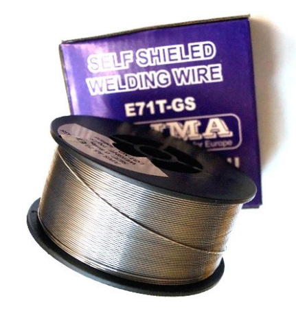 Проволока сварочная порошковая E71TGS ф 0.8мм (1кг) BRIMA