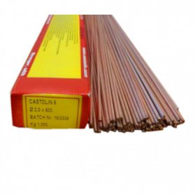 Припой Castolin 5 твердый круглый прутик 2 мм. 1,0 кг. Франция