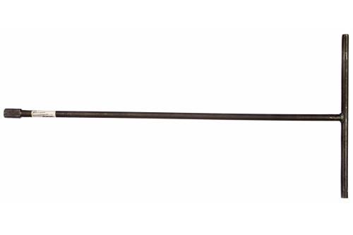 Ключ радиаторный (до 8 секций) черный, Т-обр, цельный Россия (613660 ЖЦ)