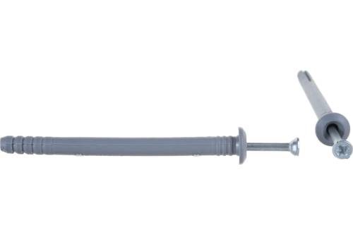 Дюбель-гвоздь 6х80 гриб, манжета, полипропилен (1шт.)