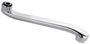 Излив плоский для ванны, S-образный, 45 см, LEDEME L45S