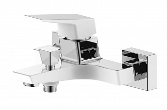 "ARGOTECH" 3505 GRANO NEW white Смеситель для ванны, хром/белый