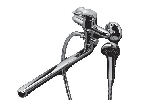 Ex-Promt Ring Ex131.3-05 Смеситель для ванны, картридж d-35мм, дивертор, латунь