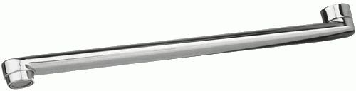 Излив плоский для ванны, L-образный, 35 см, MELODIA MKP20705P