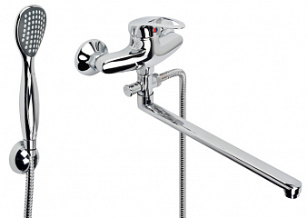 ARGO 40L35 OLIO Смеситель для ванны и умывальника, d40 картридж, излив L-образный