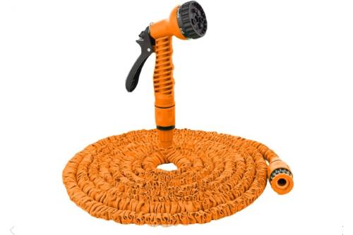 Набор для полива с растягивающимся шлангом Вихрь 15 м