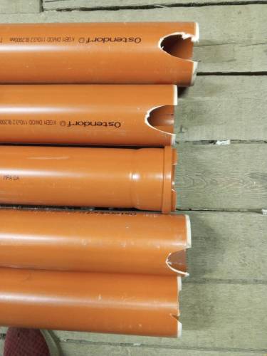 УЦЕНКА 10%Труба наруж. ПВХ 110*2,0 м.  Ostendorf