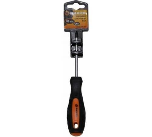 Отвёртка крестовая PZ1 80мм Вихрь 73/6/2/4