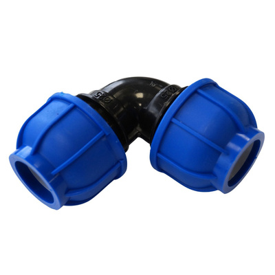 Угольник (отвод) 90гр.компресс. PE 32 VF ПНД