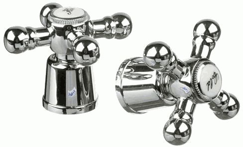 Маховик крест 7*7 под квадрат (пара) 20291 металлич.