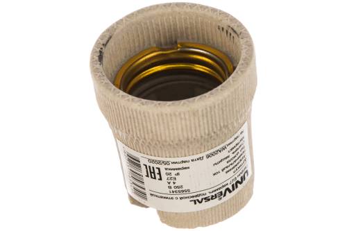 Патрон электрич. E27 керамич. подвесной 4А 250В с этикеткой UNIVersal 5565341