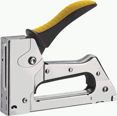 FIT Степлер металлический прорезиненный рычаг 6-10мм (32120)