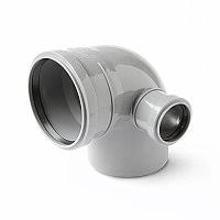 ОТВОД  110 - 50 мм - 87 град., правый, ПВХ