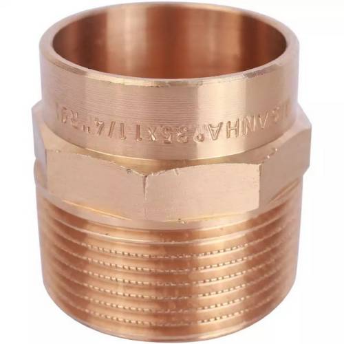 Медь. Резьба - пайка 35 х 3/4" нр Sanha 4243 G