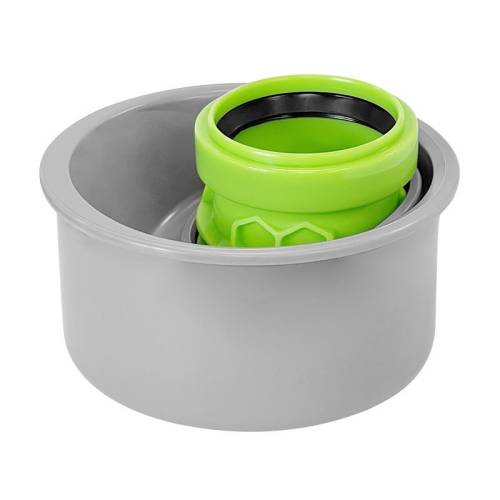 ПЕРЕХОД (Редукция) 110 - 50 мм 3-40° регулируемая ПВХ VALFEX