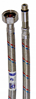 Подводка для смесителя, 0.8 м, 1/2"хМ10*1х35, "MATEU"