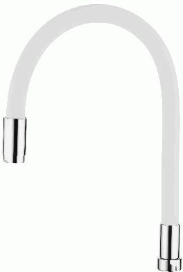 Излив для кухни Ledeme гибкий, белый, L7503-3