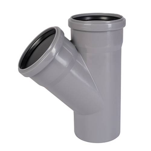 ТРОЙНИК    40 - 40 мм - 45 град., ПВХ Ostendorf