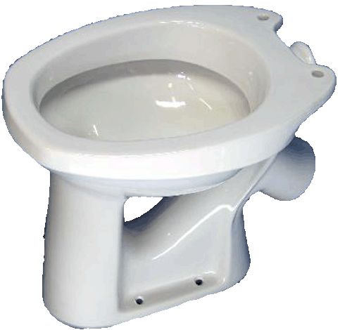 Чаша унитаза JIKA прямой выпуск (без бачка,без полочки,без сиденья)