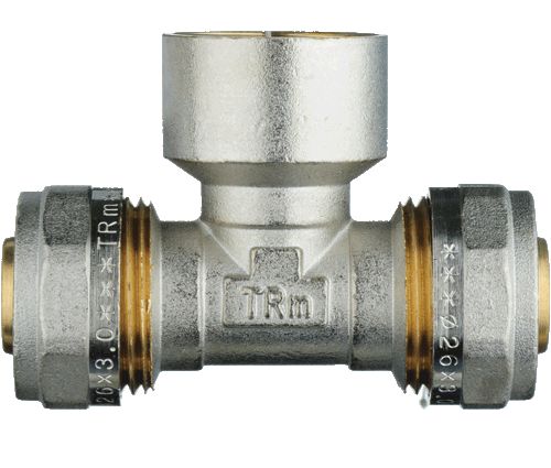 Тройник цанговый 26 х 1 х 26 вн, МП