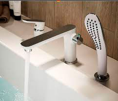 LEDEME L1153 Смеситель ванна врезной на 3 отверстия, хром