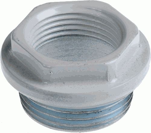 Пробка (футорка) для радиатора 1/2" (S),  левая,