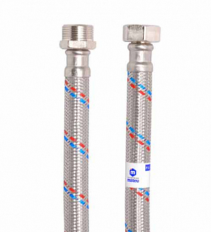 Подводка воды, ГИГАНТ, 1/2", 0.8 м, г - ш,"MATEU"