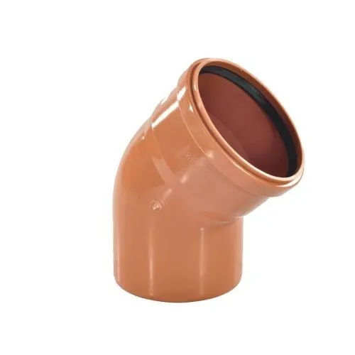 ОТВОД  наружный  110 мм , 45 град. ПВХ VALFEX