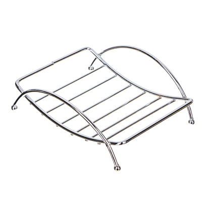 Мыльница прямоугольная, металл, 12х9х4см VETTA