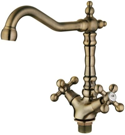 LEDEME  L4019С Смеситель для кухни, керамическая кран-букса, бронза