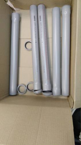 УЦЕНКА 50% Труба  БЕЗ РАСТРУБА  50* 1.8 - 0.5 м, ПВХ Ostendorf (ЖЦ)