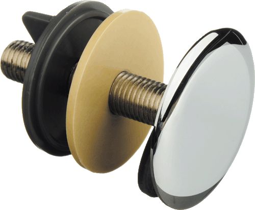 Заглушка для раковины D50мм метал.хром mod. 1-005 MELODIA MKP21001P