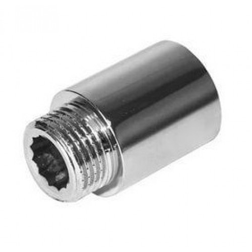 Удлинительная гайка 3/4" 40 мм, хром латунь TRm 06255