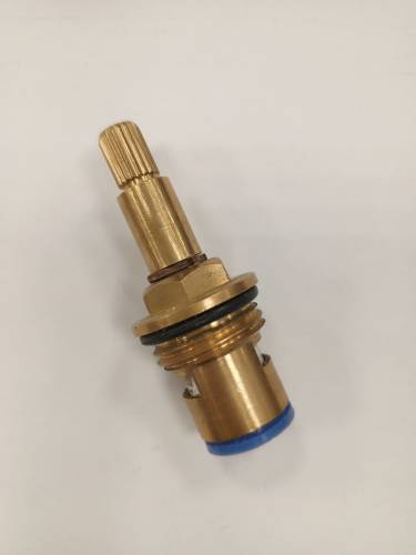 Кран-букса 1/2" керамика, 7,7 х 20 шлиц., 90° под крест, длинный шток