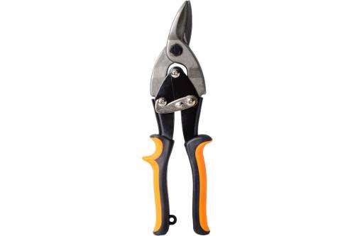 Ножницы по металлу 250 мм., НМ-250L, двухкомпонентные рукоятки, Вихрь